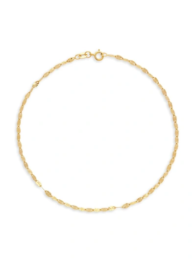 Shop Saks Fifth Avenue Women's 14k Yellow Gold Oval Link Anklet