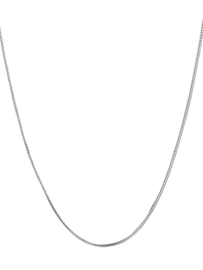 Shop Saks Fifth Avenue Men's 14k White Gold 24" Chain Necklace