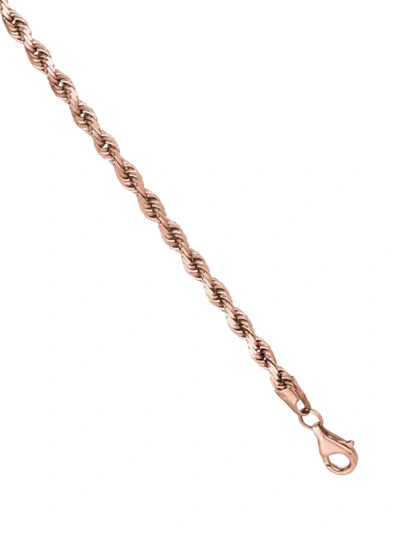 Shop Saks Fifth Avenue Men's 14k Rose Gold Rope Chain Necklace/24"