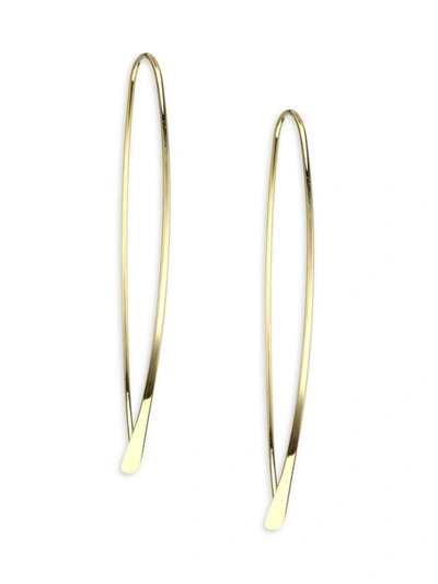 Shop Saks Fifth Avenue Women's 14k Yellow Gold Threader Earrings