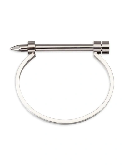 Eye Candy La Men's Luxe Luke Titanium Spike Screw Cuff Bracelet In Neutral