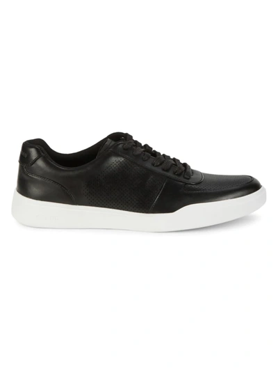 Shop Cole Haan Men's Grand Crosscourt Modern Perforated Sneakers In Black