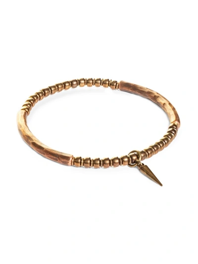 Jean Claude Men's Dell Arte Wiking Hammered Copper Bracelet In Copper