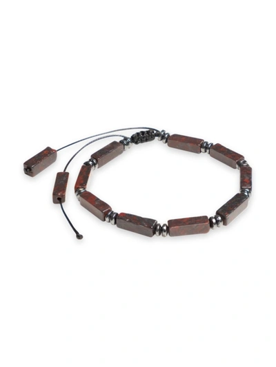 Shop Jean Claude Men's Dell Arte Stainless Steel & Bolo Bracelet In Neutral