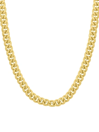 Shop Saks Fifth Avenue Men's 14k Yellow Gold Miami Cuban Chain Necklace