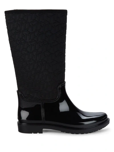 Tommy Hilfiger Women's Saray Logo Tall Boots In Black | ModeSens