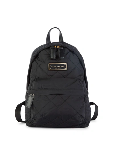 Shop Marc Jacobs Women's Mini Quilted Backpack In Black