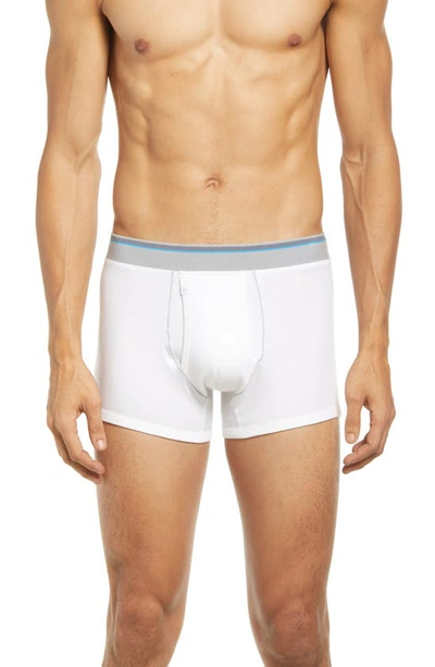 Shop Mack Weldon 18 Hour Jersey Trunks In Bright White