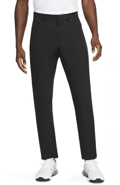Shop Nike Dri-fit Repel Water Repellent Slim Fit Golf Pants In Black