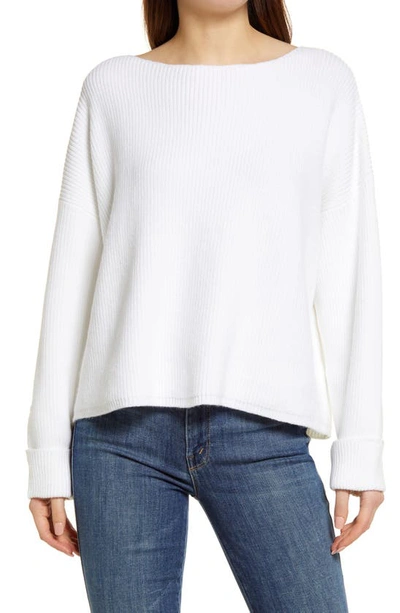 Shop French Connection Millie Babysoft Sweater In Winter White
