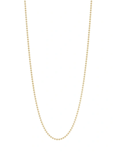 Shop Saks Fifth Avenue Women's 14k Yellow Gold Ball Chain Necklace