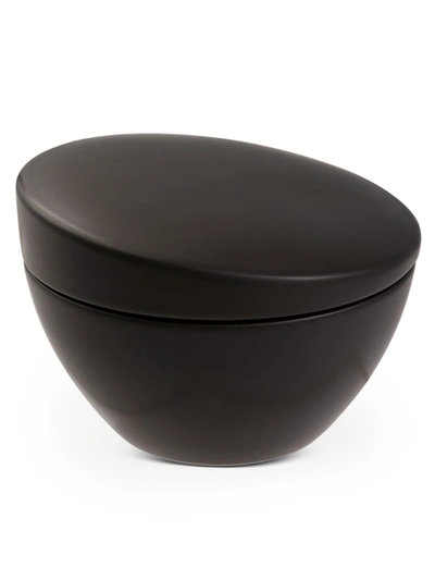 Shop Nambe Orbit Stoneware Sugar Bowl In Black