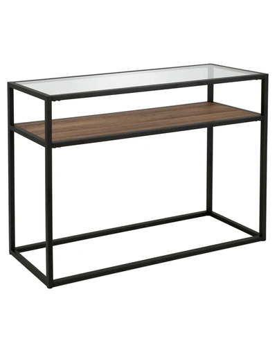 Shop Hudson & Canal Addison Console Table, 42" X 14" In Blackened Bronze