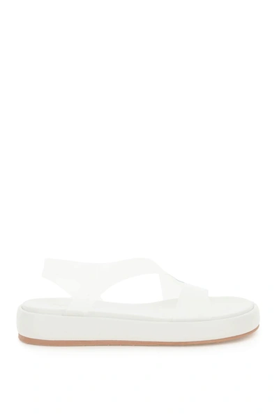 Shop Gianvito Rossi Metropolis Platform Sandals In White