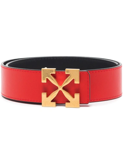 ARROW REVERSIBLE BELT 25 in red