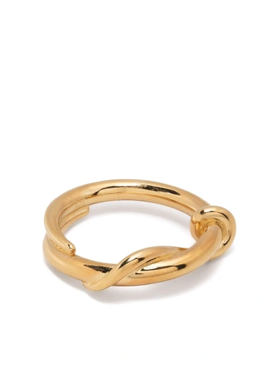 Shop Annelise Michelson Unity Simple Ring In Gold