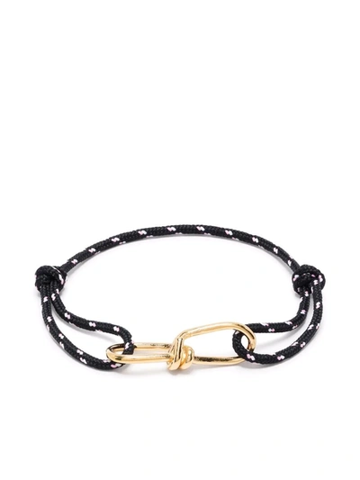 Shop Annelise Michelson Wire Sporty Cord S Bracelet In Gold