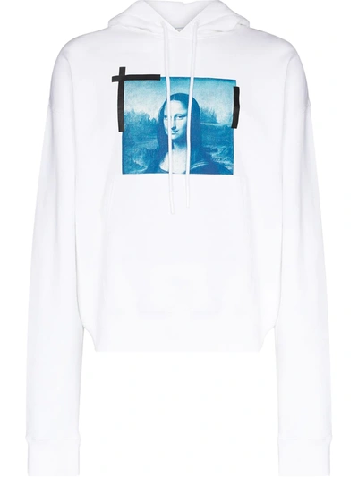 Shop Off-white Monalisa Over Hoodie In White