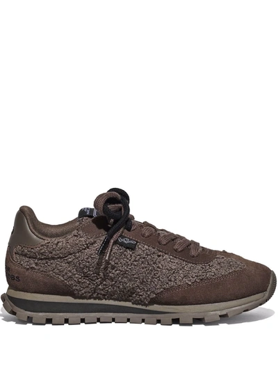 Shop Marc Jacobs The Teddy Jogger Sneakers In Brown