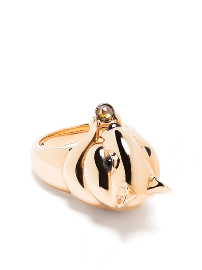 Shop Monan 18kt Yellow Gold Diamond Ring