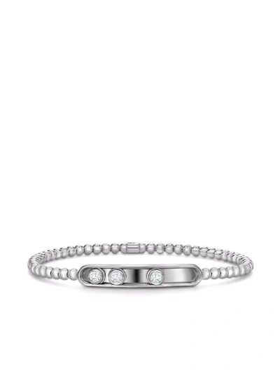 Shop Pragnell 18kt White Gold Bohemia Diamond Bracelet In Silver