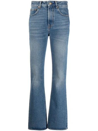 Shop Golden Goose Distressed-effect Denim Jeans In Blue