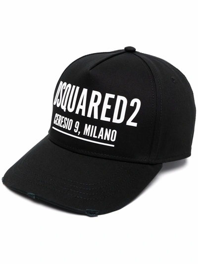Shop Dsquared2 Logo-print Baseball Cap In Black