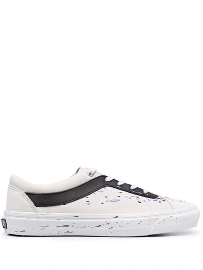 Shop Vans Paint-splatter Print Sneakers In White