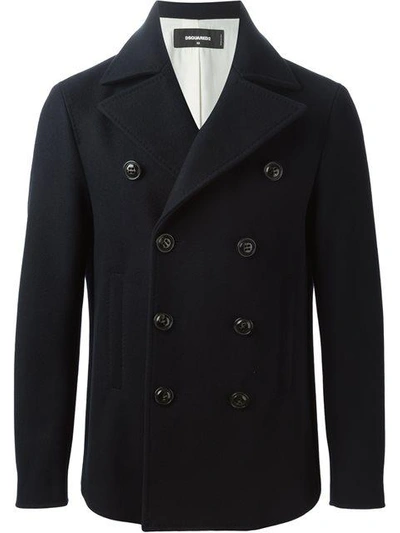 Shop Dsquared2 Classic Peacoat