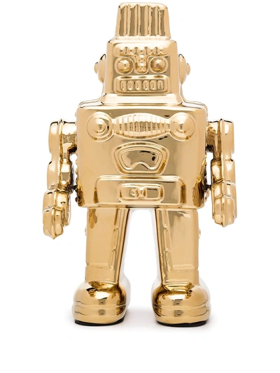Shop Seletti Memorabilia My Robot Ornament In Gold