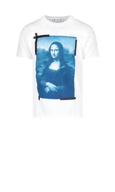 Off-white White Slim Mona Lisa T-shirt