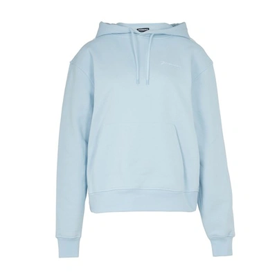Shop Jacquemus Brode Sweatshirt In Light Blue