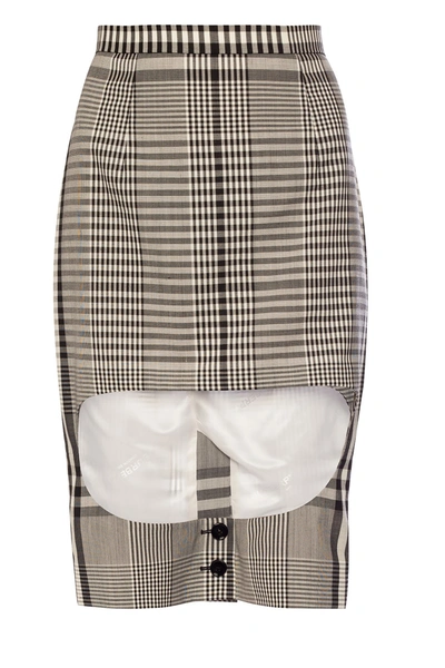 Burberry Ladies Black Ip Pattern Bottoms In Black Ip Pattern