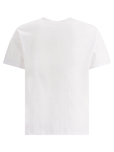 Shop Maison Kitsuné "all Right Fox" T-shirt In White