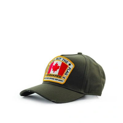 Schelden Nebu Bedrijf Dsquared2 Canadian Flag Military Green Baseball Cap | ModeSens