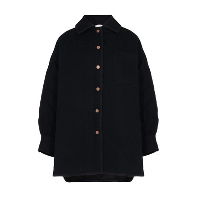 Shop See By Chloé Quilted Jacket In Ink Navy
