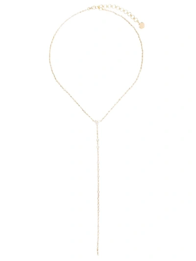 Shay 18kt Yellow Gold Infinity Diamond Necklace In Gold
