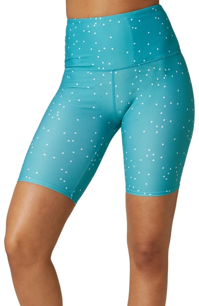 Shop O'neill Las Flores Saphira Dot Bike Shorts In Cerulean Saphira Dot