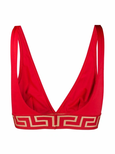 Shop Versace Women's Red Polyamide Bikini