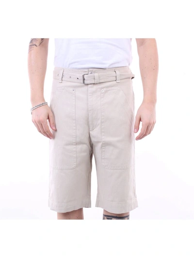 Shop Isabel Marant Men's Beige Cotton Shorts