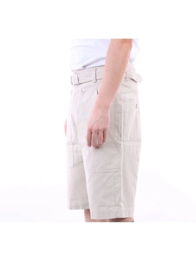 Shop Isabel Marant Men's Beige Cotton Shorts