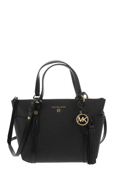 MICHAEL KORS MICHAEL KORS SULLIVAN - SMALL SAFFIANO LEATHER TOTE BAG 