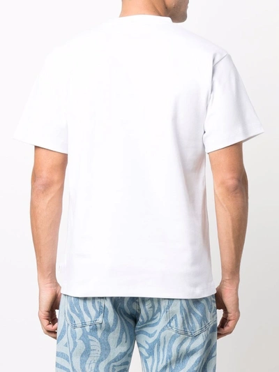 Shop Gcds Round Neck T-shirt In White