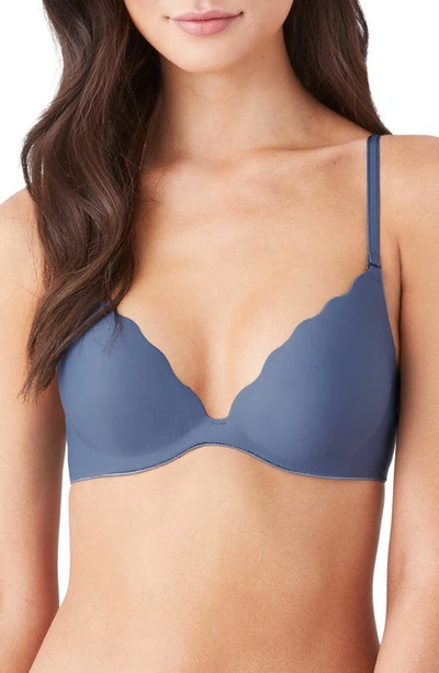 Shop B.tempt'd By Wacoal B.wow'd Convertible Push-up Bra In Vintage Indigo