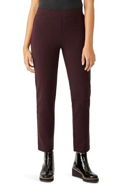 Shop Eileen Fisher Slim Ankle Pants In Casis