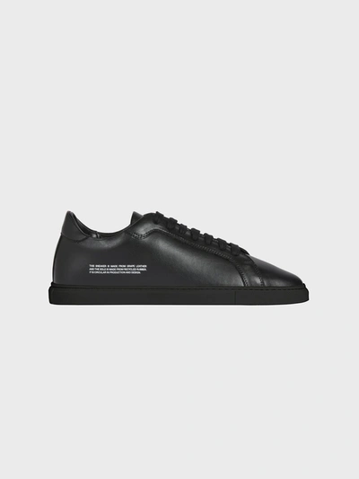 Pangaia Archive Women's Grape Leather Sneakers — Black Eu 41 In Black