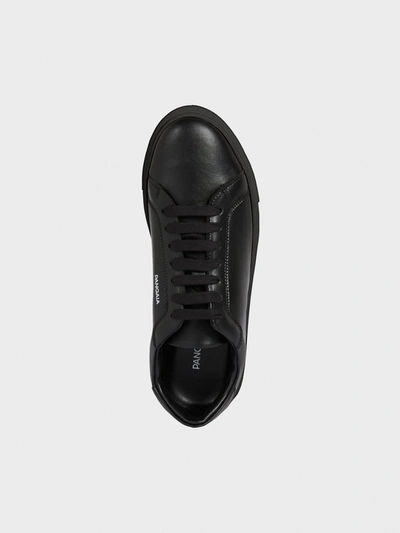 Pangaia Archive Women's Grape Leather Sneakers — Black Eu 41 In Black