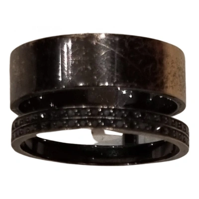 Pre-owned Repossi Berbã¨re White Gold Ring In Black