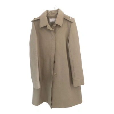 Pre-owned Chloé Trench Coat In Beige