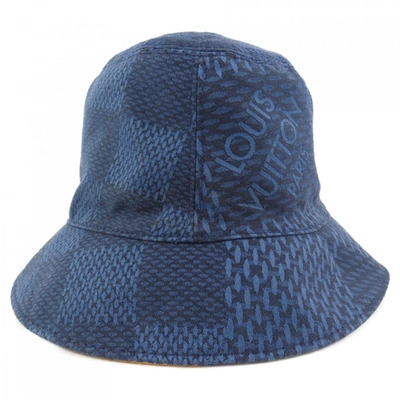 Louis Vuitton - Authenticated Hat - Cloth Blue for Women, Never Worn